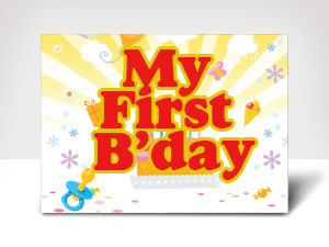 Baby’s First Birthday Invitations